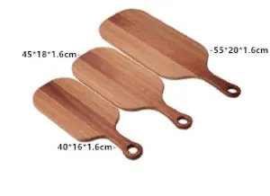 Kina Factory Grossist Bamboo Wood Cutting Board Service Padle